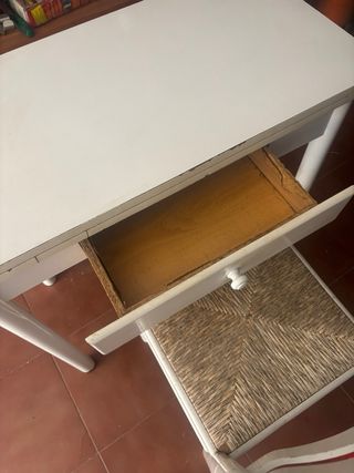 Conjunto mesa y silla cocina madera