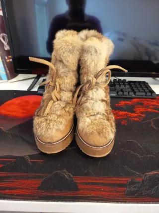 Botas de ante con pelo