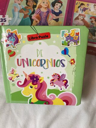 Puzzles Disney Princesas y Caballos + Libro Unicor