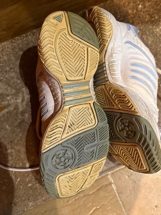 Zapatillas Adidas Blancas y Azules