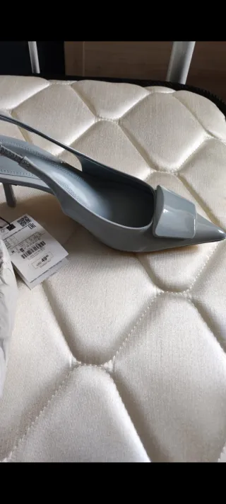 Tacones azules talla 36