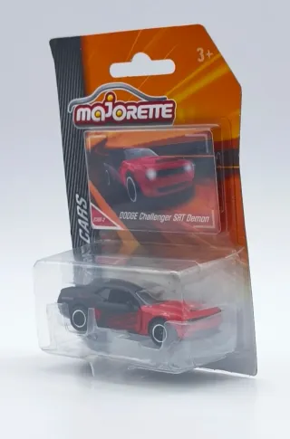Auto da corsa Dodge Challengers SRT Demon Majorette in miniatura