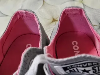 Zapatillas Converse Grises y Rosas Talla X