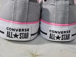 Zapatillas Converse Grises y Rosas Talla X