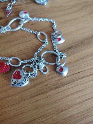 Lote 2 pulseras Guess originales acero