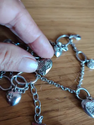 Lote 2 pulseras Guess originales acero