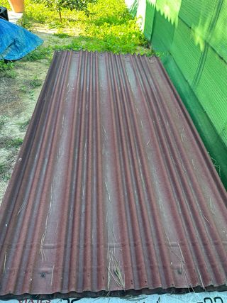 5 Placas de Onduline Marrón