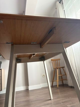 Mesa IKEA PS. Abatible Madera y Metal