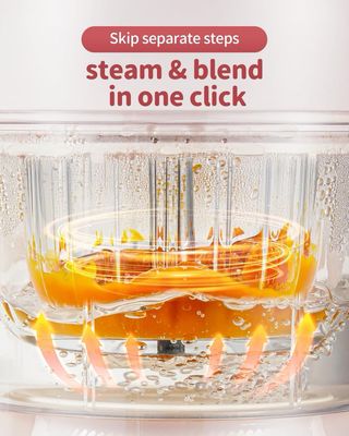 Robot cocina bebé AMZCHEF 6-en-1 Vaporera