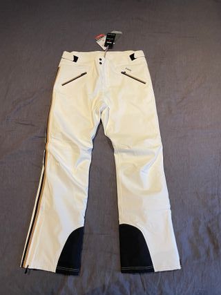 Pantalones de esquí BOSS blancos y negros
