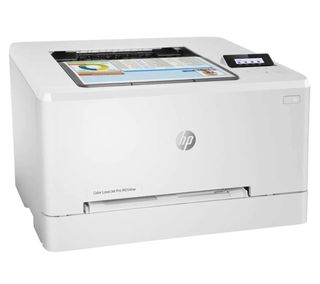HP Laser Jet Pro M254nw - Impresora color láser (hasta 21 ppm, ethernet y Wi-Fi, inalámbrico, DDR de 256 MB, disco duro de 2 GB, Windows 7, 8, 8.1 y 10, HP Auto-On/Auto-Off, USB frontal) blanco