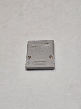 Memory Card Gamecube 59 bloques original nintendo