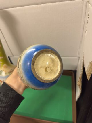 Coppia vasi ceramica stile Satsuma