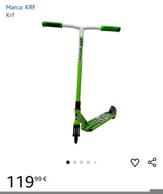 Patinete verde Scooter Agressive Team-High KRF The New Urban Concept