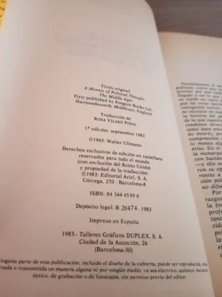 Historia del pensamiento político en la Edad Media