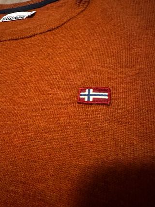 Jersey Napapijri Naranja Talla M