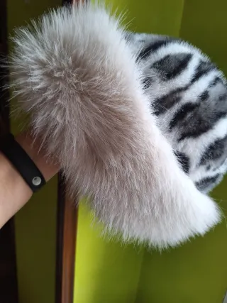 Gorro estilo mongol animal print