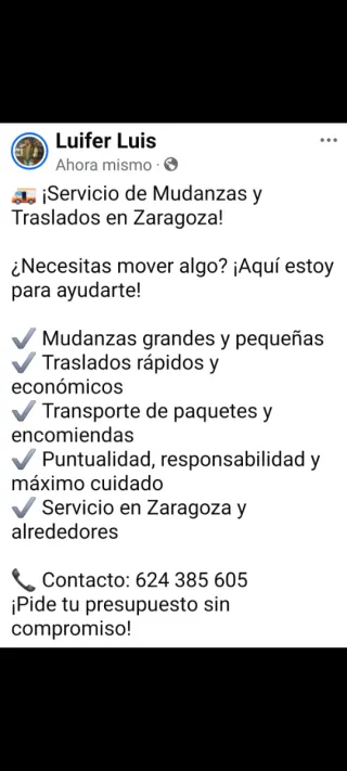 Mudanzas portes y traslado