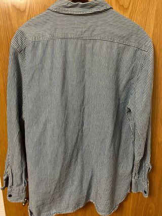 Camisa Levi's Rayas Azul y Blanco