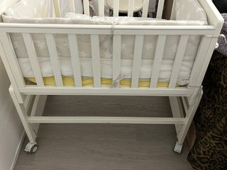 Minicuna Allegra 3 en 1 + Colchón Ecus