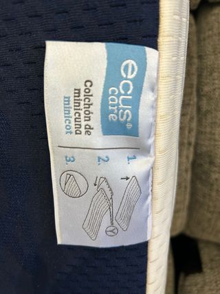 Minicuna Allegra 3 en 1 + Colchón Ecus