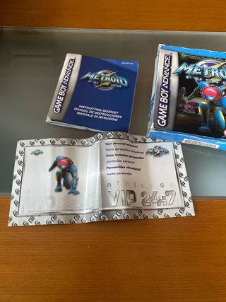 Metroid Fusion Game Boy Advance Nintendo solo caja
