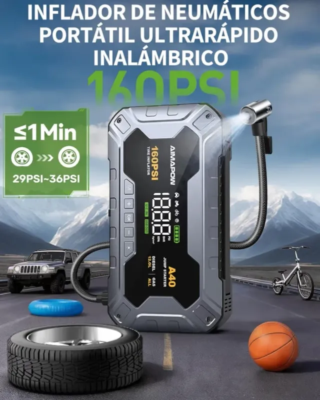 Avviatore Auto AIMAPOW A40 160PSI