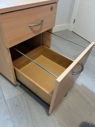 Cajonera Marrón con Ruedas