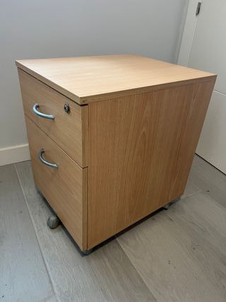 Cajonera Marrón con Ruedas