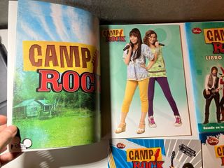 4 Libri con cartoline/poster/adesivi di Camp Rock