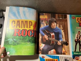 4 Libri con cartoline/poster/adesivi di Camp Rock