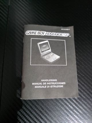 Manual Game Boy Advance SP Nintendo
