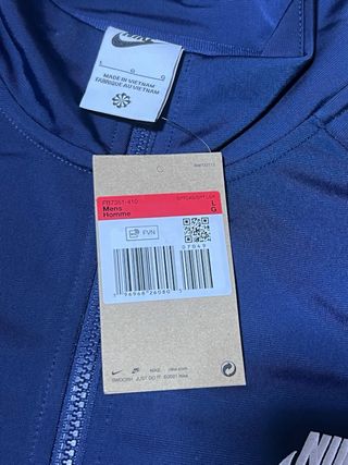 Sudadera Nike Cremallera Completa Talla L