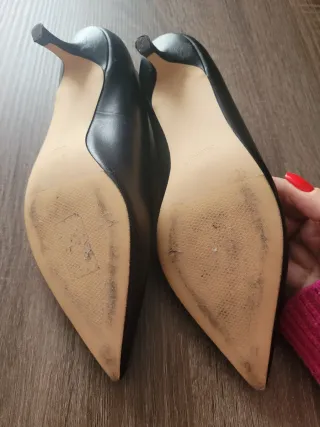 Zapatos tacón bajo Zara