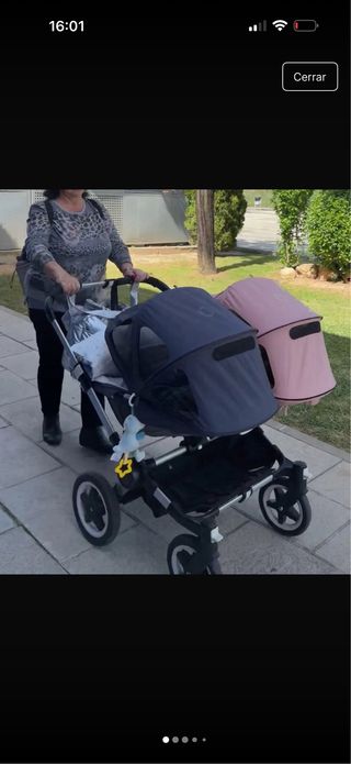 Bugaboo Donkey 2 Gemelar se entrega limpio