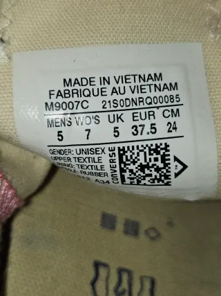 Zapatillas Converse Rosa Talla X