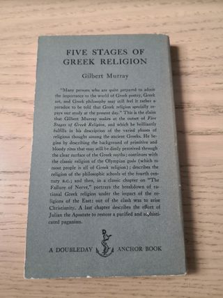 Five Stages of Greek Religion