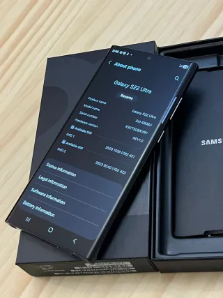 Samsung Galaxy S22 Ultra 5G 128GB Nero