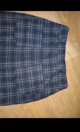 Falda cuadros invierno