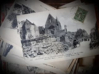 I Guerra Mundial 83 postales francesas 23 escritas