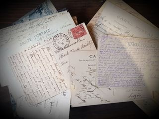 I Guerra Mundial 83 postales francesas 23 escritas