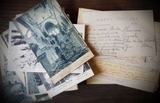 I Guerra Mundial 83 postales francesas 23 escritas