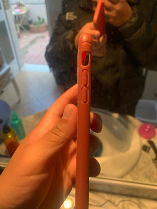 Funda iPhone 8 Plus Balenciaga Roja