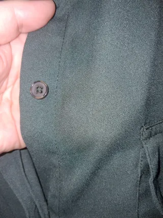 Vestido camisero verde T.L