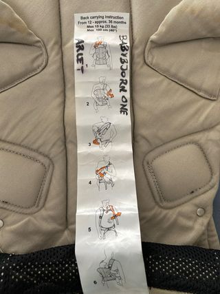 Mochila Portabebés Babybjörn Beige