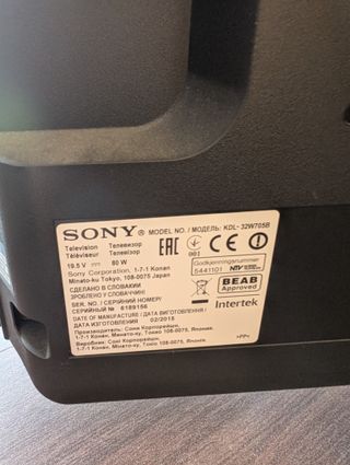 Sony BRAVIA KDL-32W705 TV 32 Pulgadas