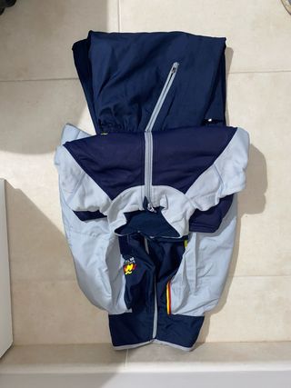 Chándal militar azul y gris