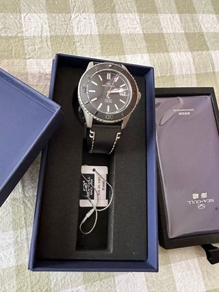 Reloj Sea-Gull Automático Ocean Star Negro/Gris