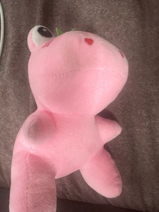 Peluche dinosaurio rosa