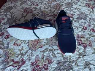 Tenis Adidas Ndm R1 “los ángeles” Azul y Rojo